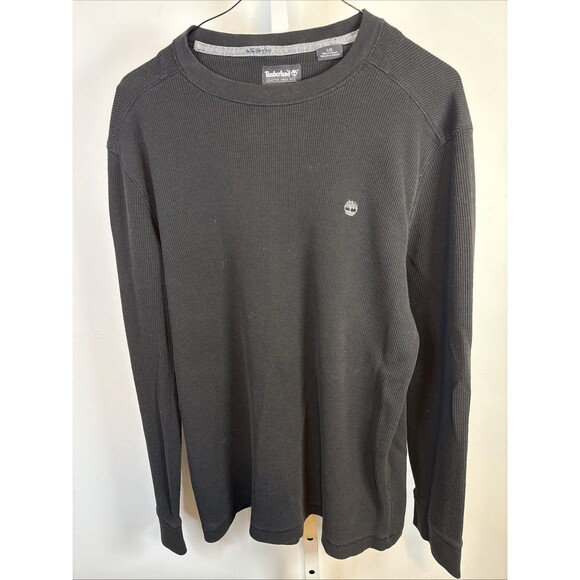 Timberland Other - Timberland Mens Long Sleeve Waffle Knit Shirt Size L Dark Gray Thermal Layers